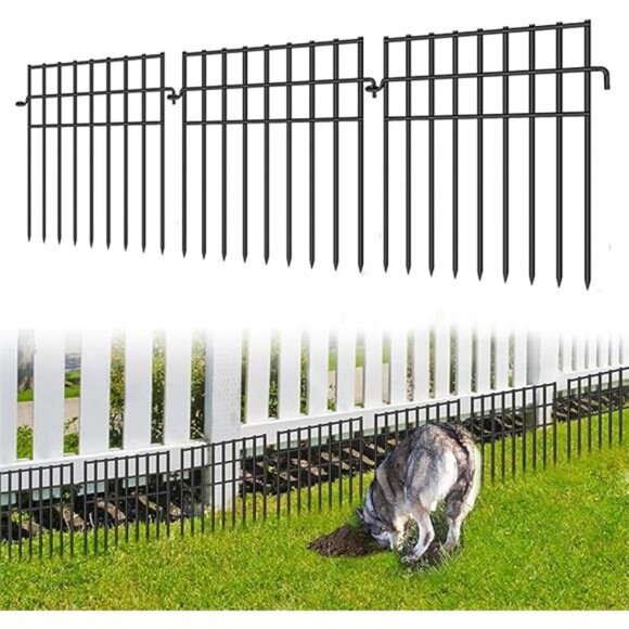 28 Pack Animal Barrier Fence, 13in(H) x28.5ft(L) Fence Barrier for Bottom of - Picture 8 of 8
